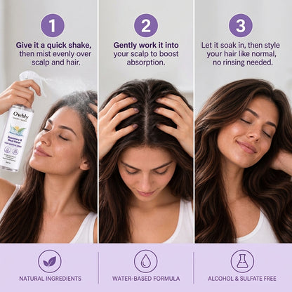 Owbly Rosemary & Rice Water Hair Spray